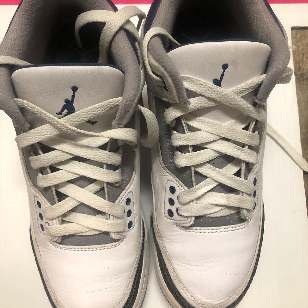 Jordan Kids Sneakers White and Gray